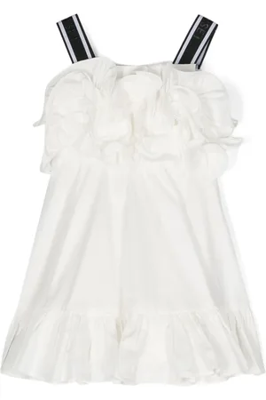 Twin-Set Robe en popeline à volants