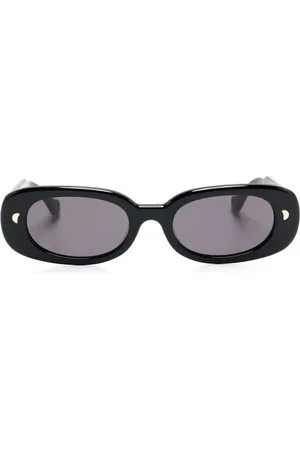 Nanushka Lunettes de soleil Aliza à monture ovale