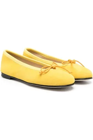 Prosperine Ballerines 10 mm en daim à détail de nœud