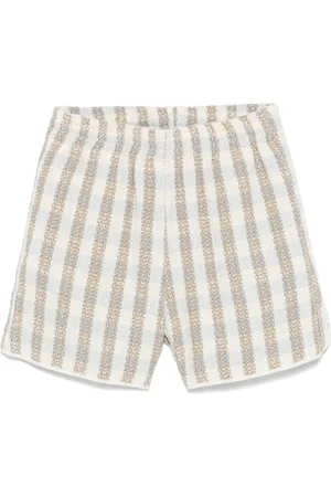 BLUE SKY INN Short en tweed à carreaux