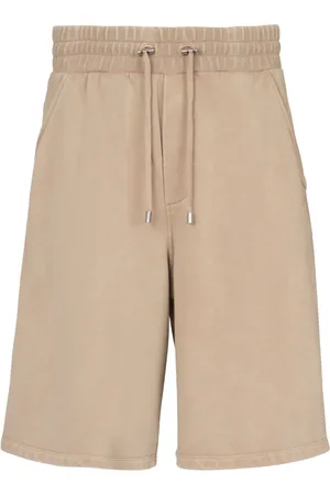 Balmain Short en coton à logo brodé