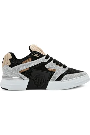 Philipp Plein Baskets montantes Strass à ornements en cristal