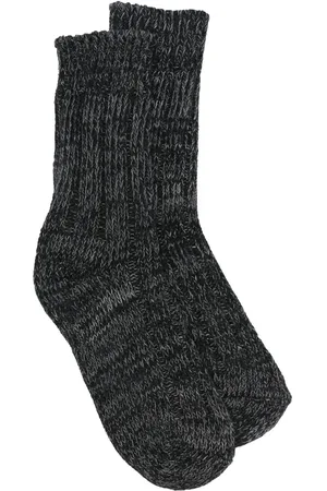 Birkenstock Chaussettes en maille nervurée à patch logo