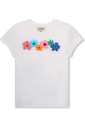 Sonia Rykiel Enfant T-shirt en coton biologique à fleurs
