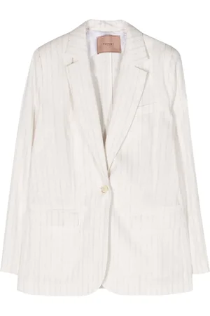 Twin-Set Blazer rayé à simple boutonnage