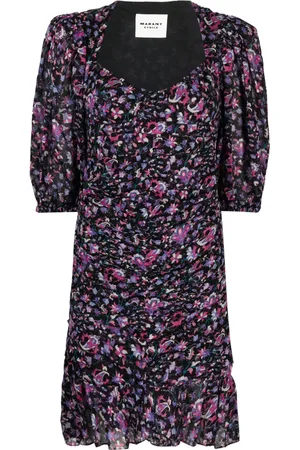 Marant Etoile Robe Lunesa à fleurs