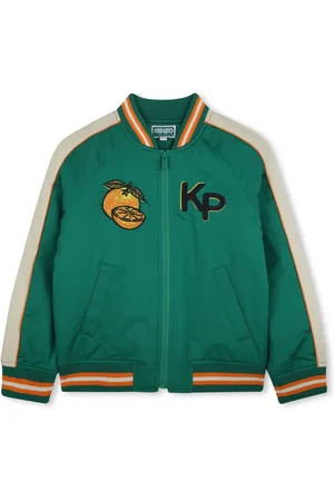 Kenzo Veste bomber à logo en maille