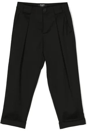 Balmain Jean droit à patch logo