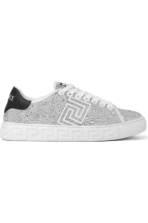 VERSACE Baskets Greca à strass