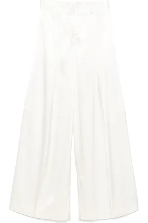Jil Sander Pantalon à design plissé