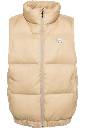 A Bathing Ape Gilet matelassé à patch logo