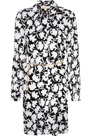 Michael Kors Robe courte en crêpe à fleurs