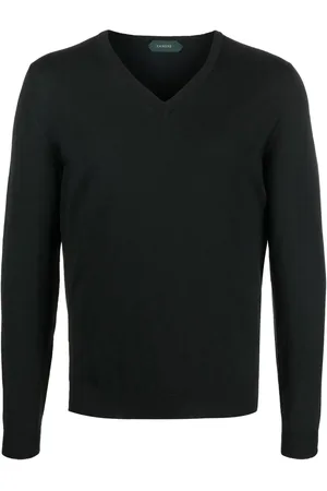 ZANONE Pull en maille à col v