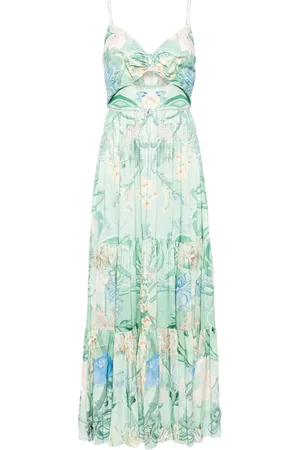 Camilla Robe longue à imprimé graphique