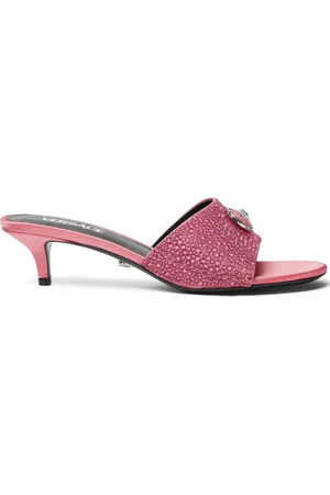 VERSACE Mules Alia 45 mm à ornements en cristal