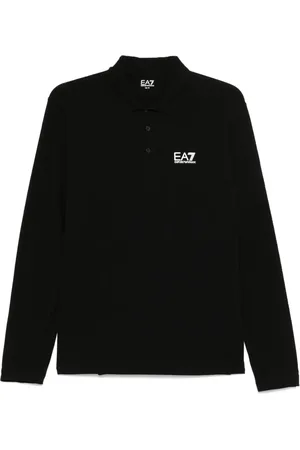 EA7 Polo à logo en caoutchouc