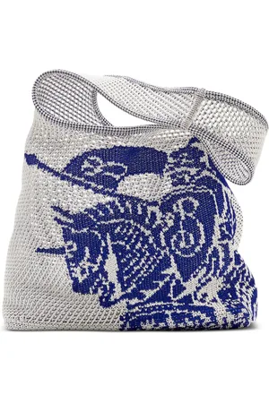 Burberry Sac Equestrian Knight en crochet