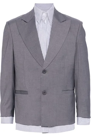 KIDSUPER STUDIOS Blazer superposé à simple boutonnage
