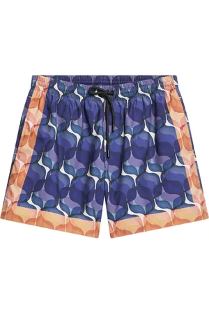 DRIES VAN NOTEN Short de bain à imprimé géométrique