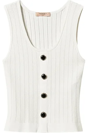 Twin-Set Haut en maille à boutonnière