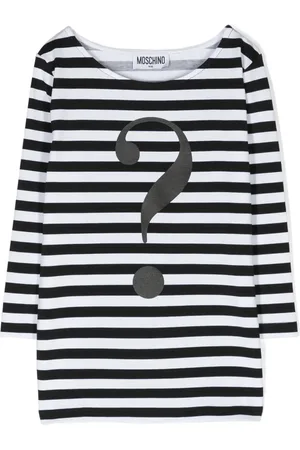 Moschino T-shirt rayé à manches longues