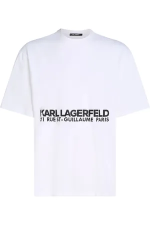 Karl Lagerfeld T-shirt Rue St-Guillaume à effet délavé