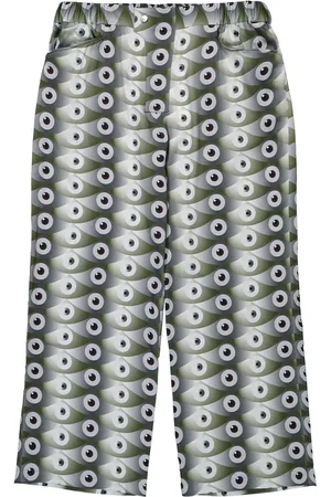 Kennel & Schmenger Pantalon ample à imprimé œil
