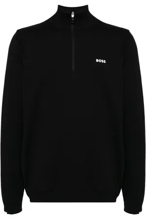 HUGO BOSS Sweat à logo appliqué