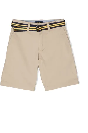 Ralph Lauren Short en coton à taille ceinturée