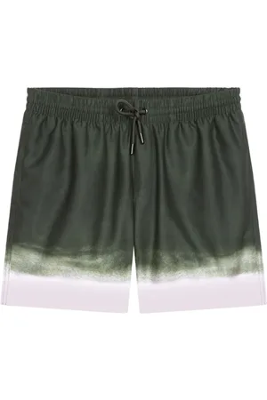 DRIES VAN NOTEN Short de bain à imprimé graphique