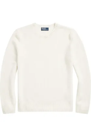 Ralph Lauren Pull en coton à bords nervurés