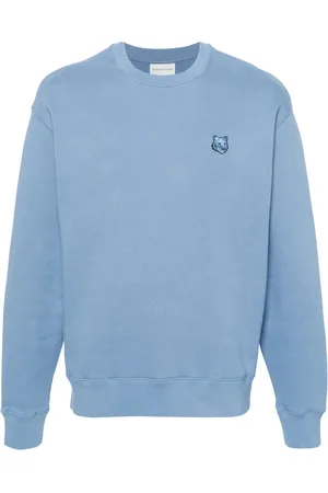 Maison Kitsuné Sweat en coton à patch logo