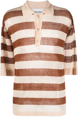 HENRIK VIBSKOV Polo Flax à rayures
