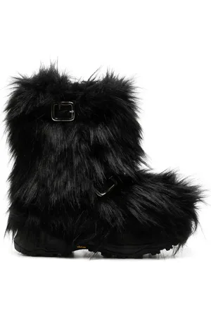 SACAI Bottines en fourrure artificielle