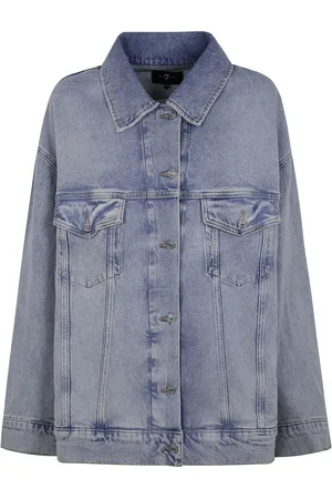 7 for all Mankind Veste en jean à boutonnière
