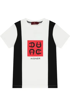 Aigner T-shirt en coton à logo imprimé