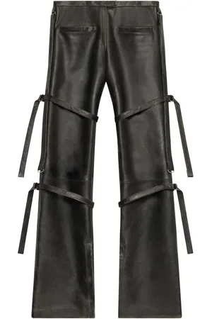 Courrèges Pantalon droit à boucles