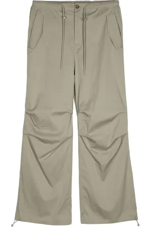 B+AB Pantalon en coton à lien de resserrage