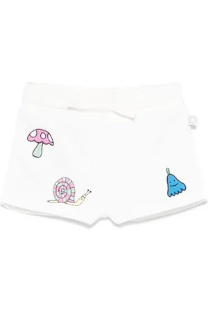 Stella McCartney Short à motif brodé