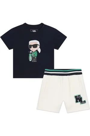 Karl Lagerfeld Ensemble short-polo à logo imprimé