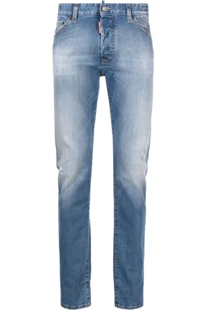 Dsquared2 Jean slim à effet légèrement délavé