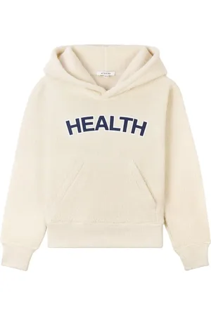 Sporty & Rich Hoodie crop Health à design texturé