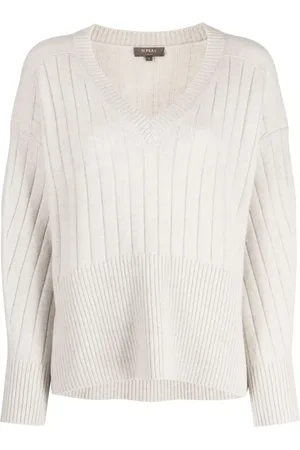 N.PEAL Pull en cachemire à design nervuré
