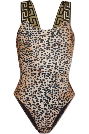 VERSACE Maillot de bain à imprimé léopard