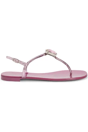 Giuseppe Zanotti Sandales Anthonia à effet métallisé