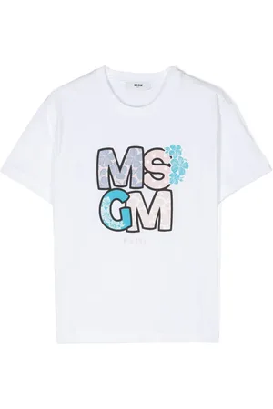 Msgm T-shirt à logo imprimé