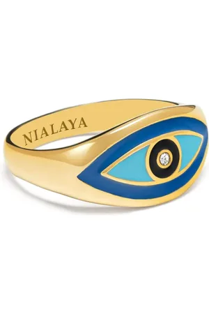 Nialaya Grande bague Evil Eye