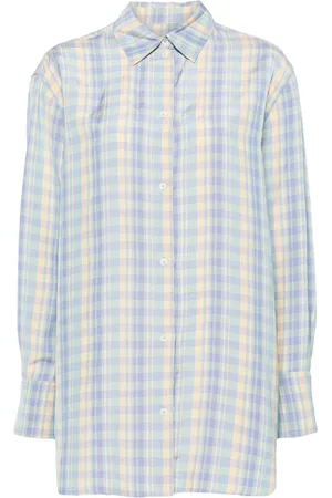 Totême Chemise en lin à carreaux