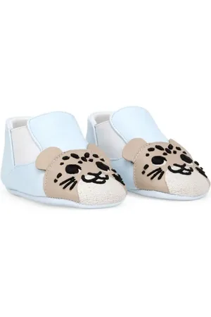 Dolce & Gabbana Baskets en cuir à imprimé animalier