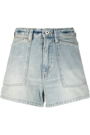 Kenzo Short en jean à taille haute